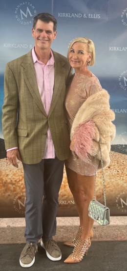 Jennifer Shaffer with her husband.